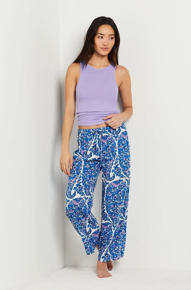 BLOSSOM Floral flowy pajama pants 6547085