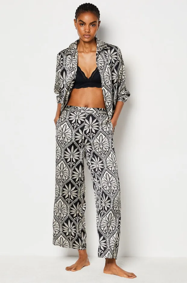 SILAN Floral print pyjama trousers 6548051