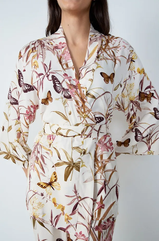 PACO Floral print robe 6551428