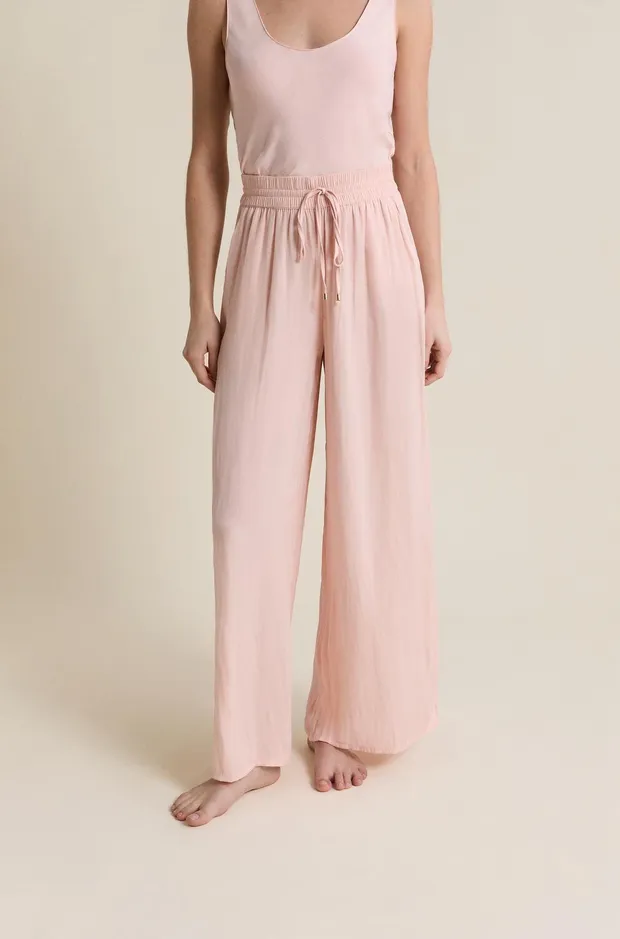 CHEETA Satin Wide-Cut Trousers 6551443