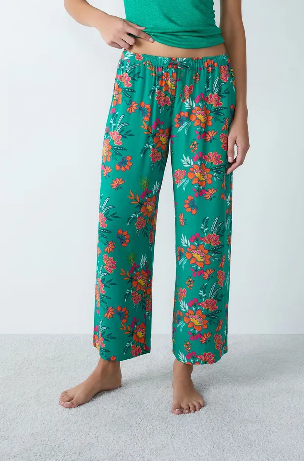 FIEGO Printed pyjama trousers 6552302
