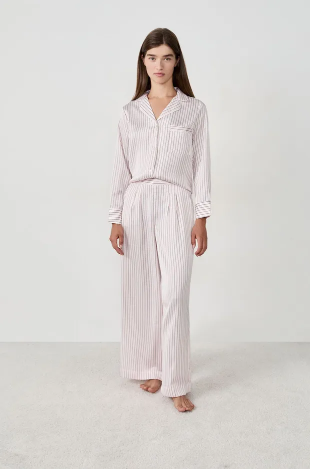 DORRIE Striped satin pyjama trousers 6555060