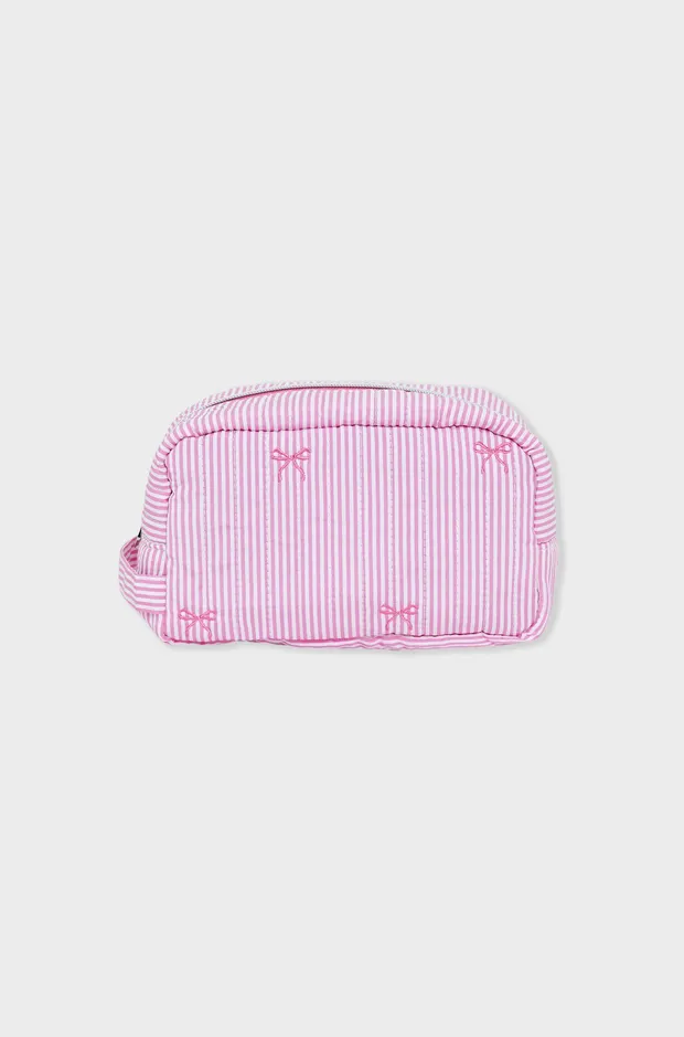 LOVE Quilted striped pouch 6555863