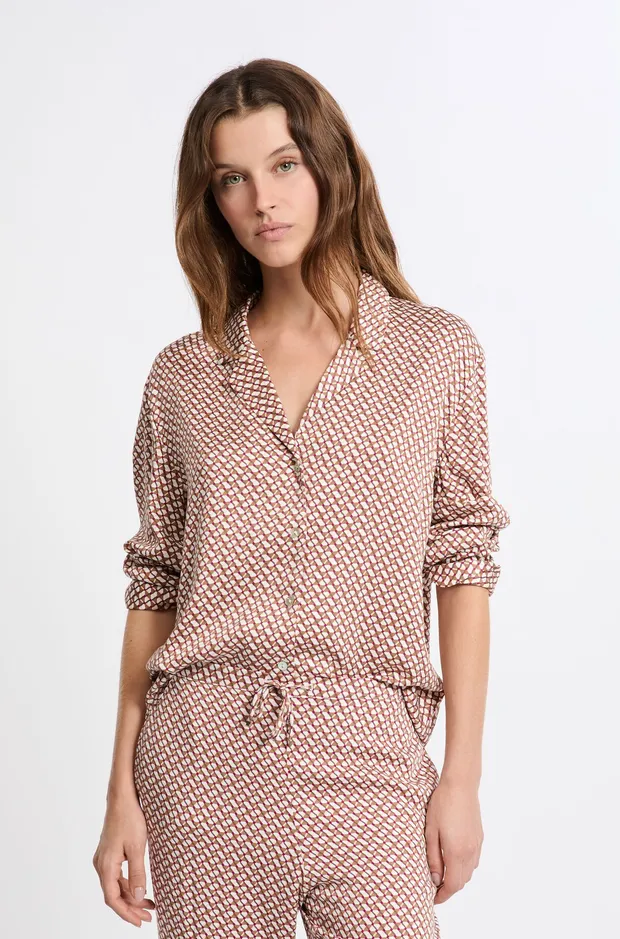 LIAN Printed pyjama shirt 6555899