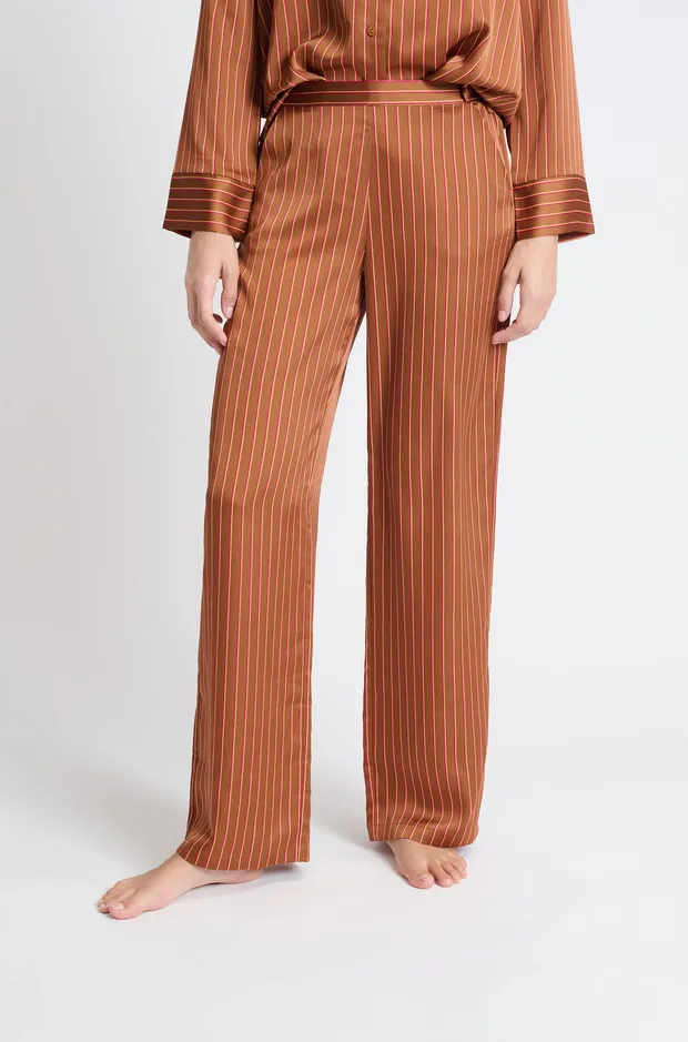 TAMAR Satin striped pyjama trousers 6555925