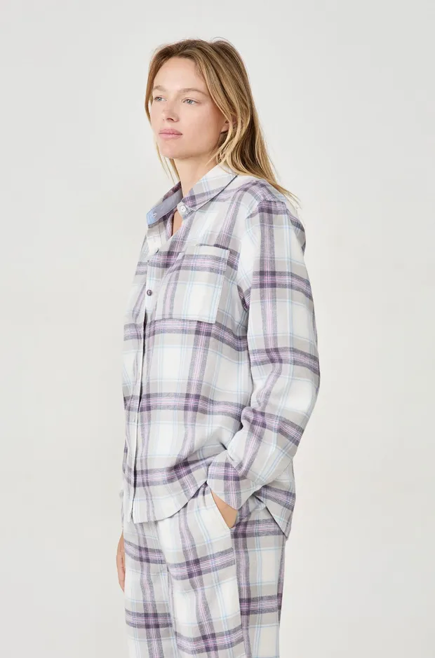 LUNNA Checkered pyjama shirt 6555979