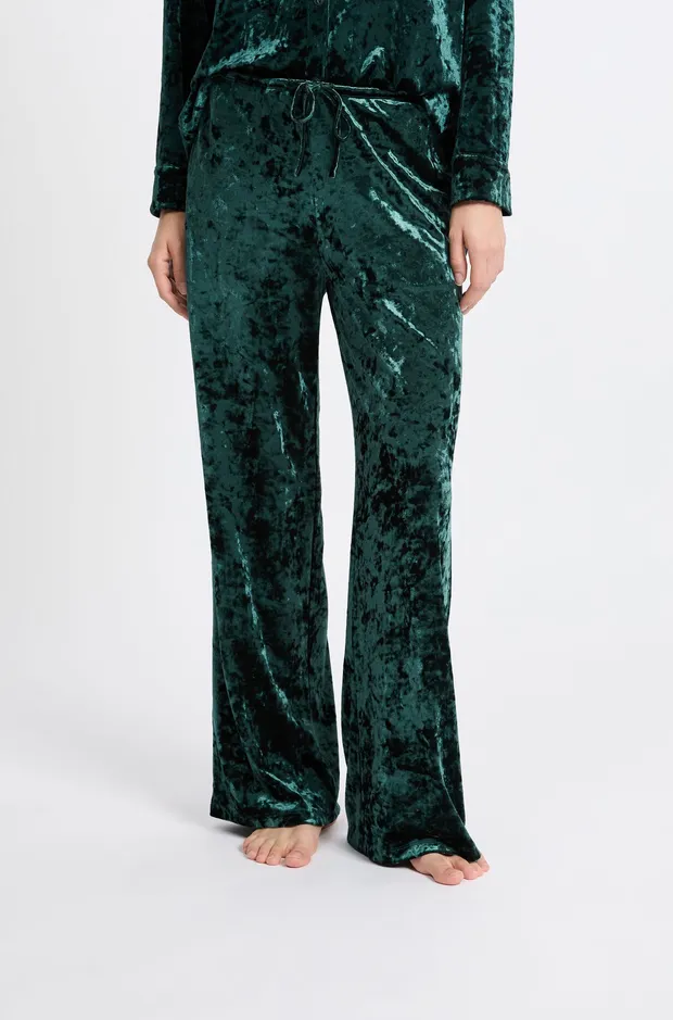 FAYWEN Velvet-effect pyjama trousers 6556011