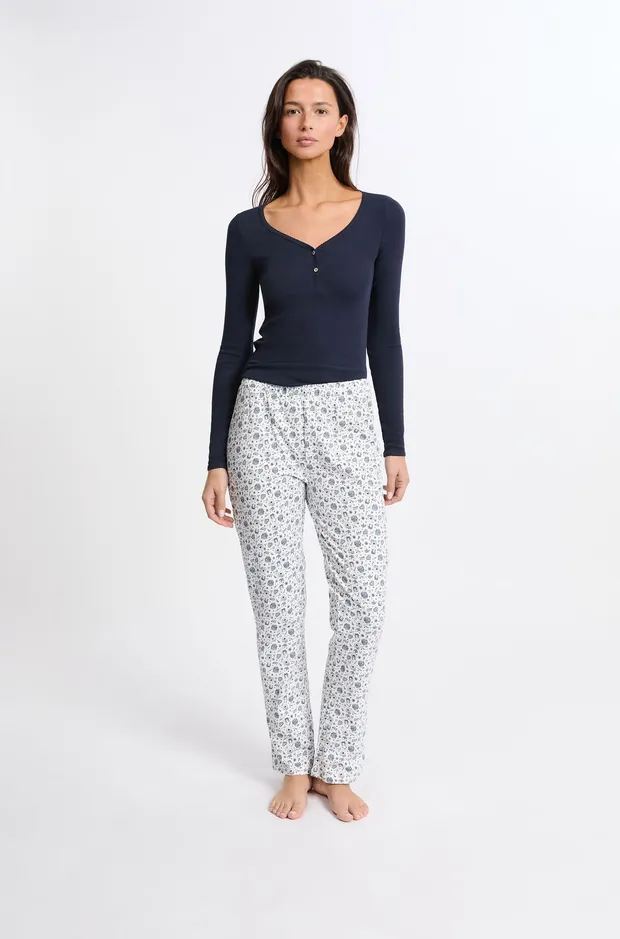 MISKA 2-piece pyjama gift set with cotton motifs 6556078