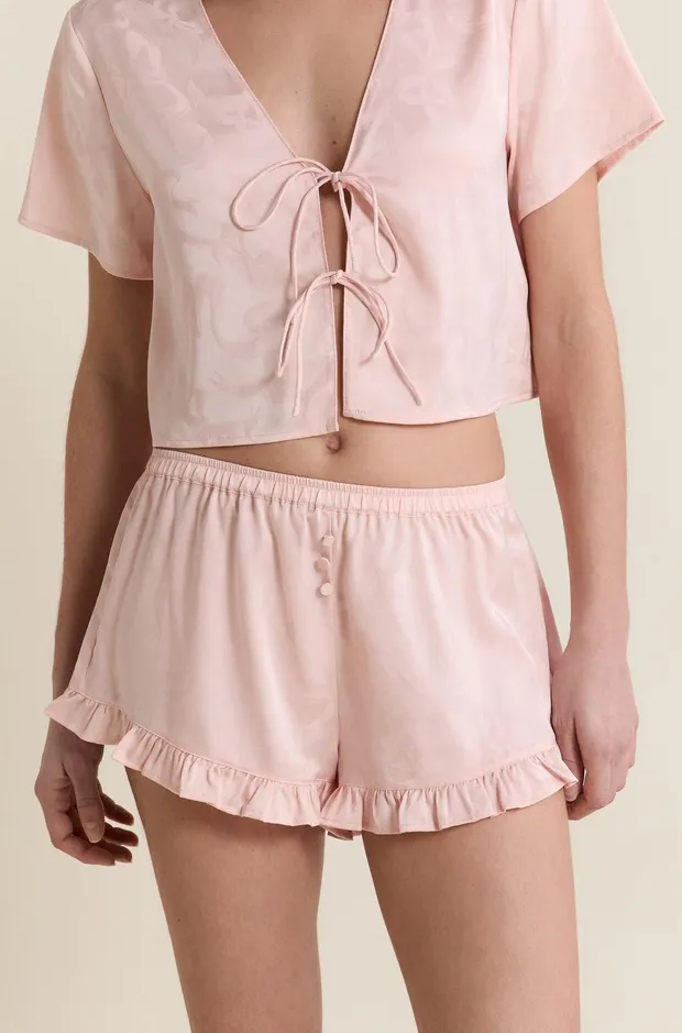SPIREE Satin Pajama Shorts 6556944