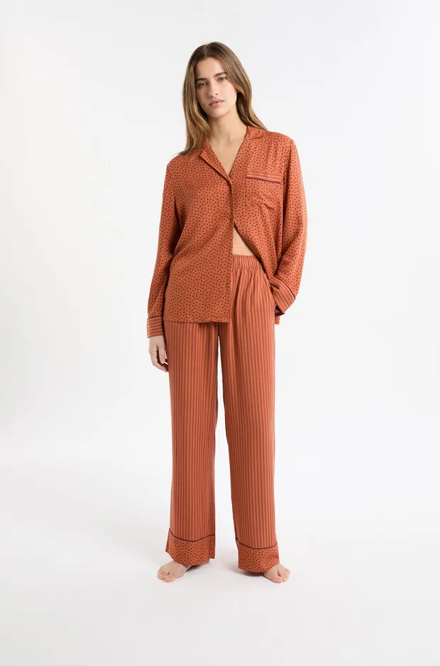 MANARI Striped pyjama trousers 6556969