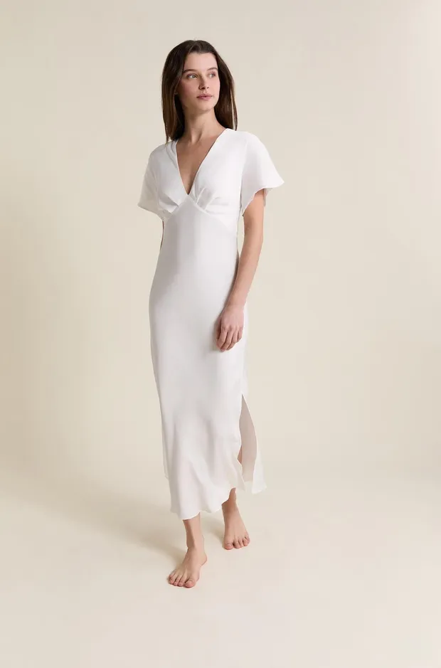 MARRY ME Long Satin Nightdress 6557720