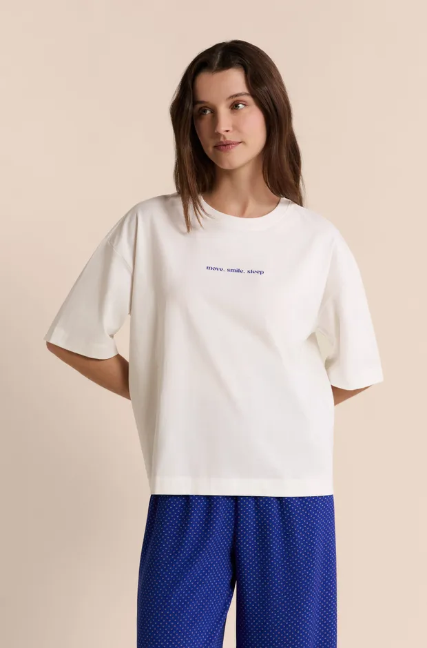 ARWEN Short-Sleeved Cotton Pajama T-Shirt 6557886