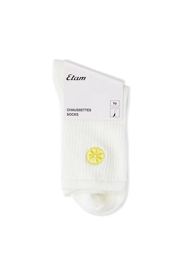 NYOMA Ribbed Socks with Cotton Sun Pattern 6559281
