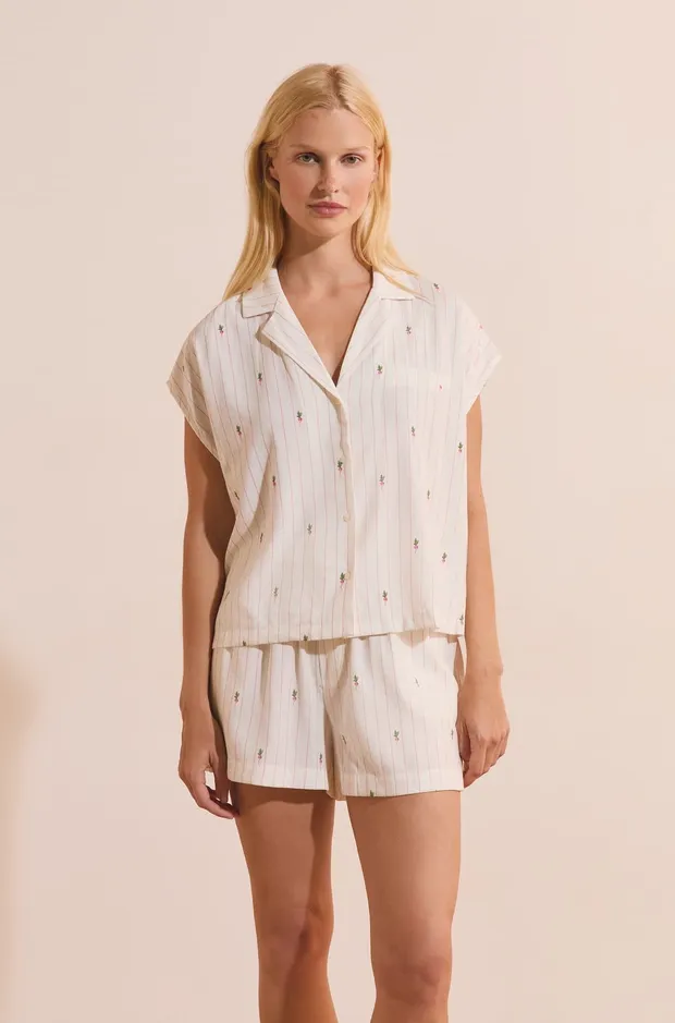 THRYSE Patterned Pajama Shirt 6560148