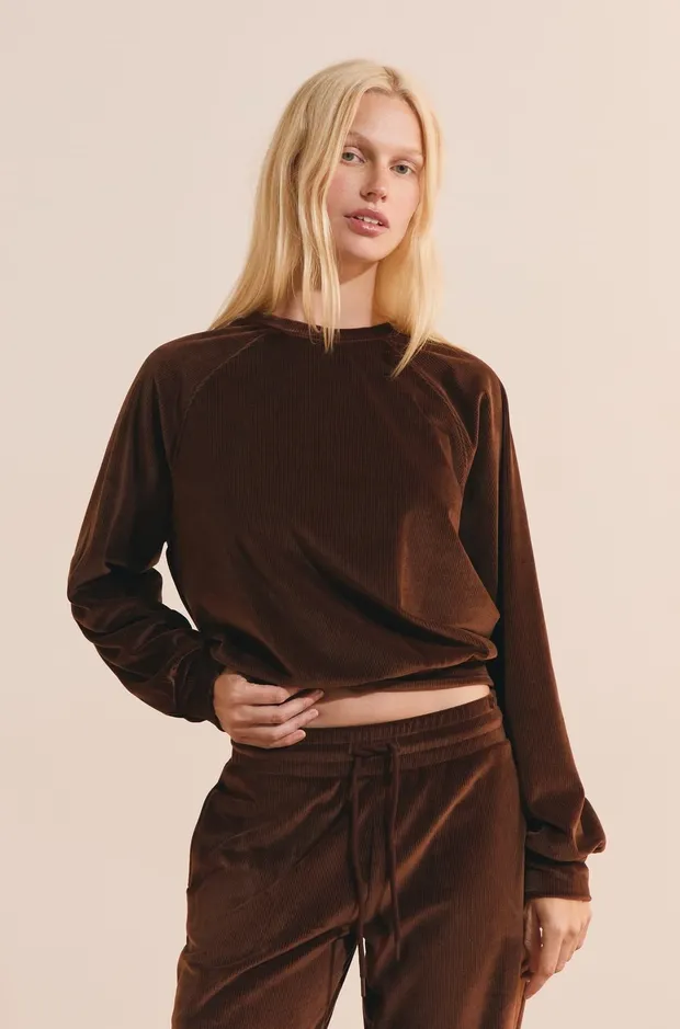 BAYRON Ribbed Pajama Sweatshirt 6561318