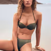LUMINEUX Glittery Push-up Bikini Top 6552084